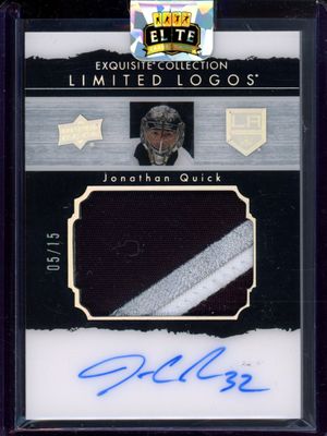 2023 Upper Deck The Cup #LLT-JQ 2022 Exquisite Collection Update 2003 Limited Logos /10
