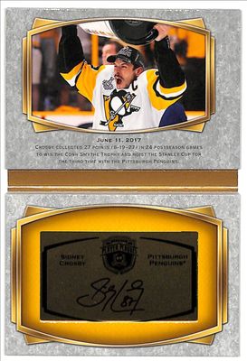 2023 Upper Deck The Cup #PP-SC 2021 The Cup Update Player Plaques Booklets /25