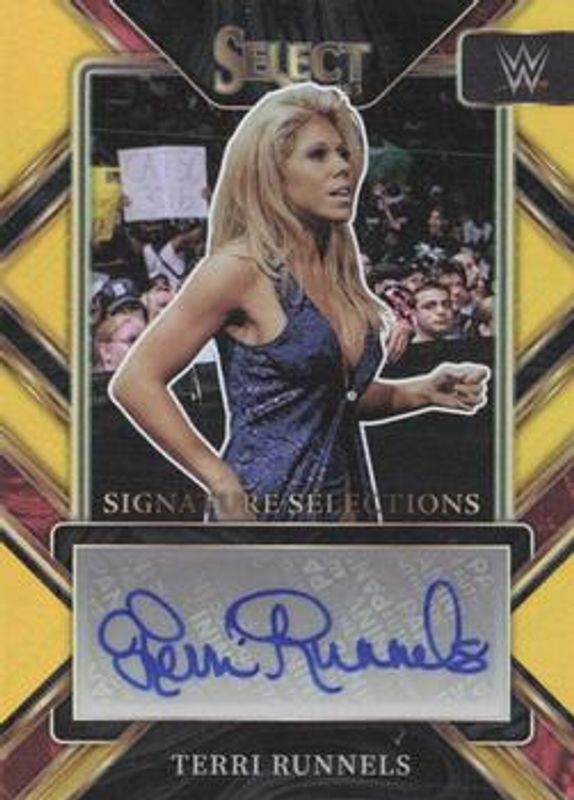 2023 Select WWE #SL-TRN Signatures Selections Gold /10