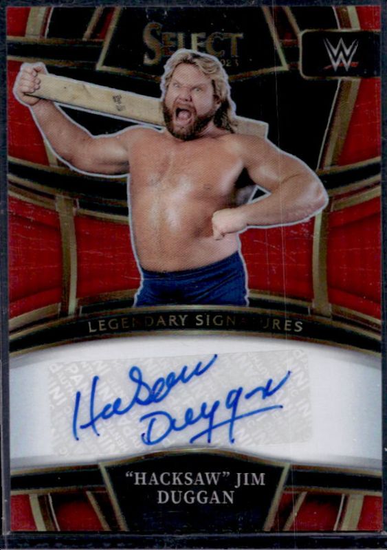 2023 Select WWE #LS-HJD Legendary Signatures Red /60
