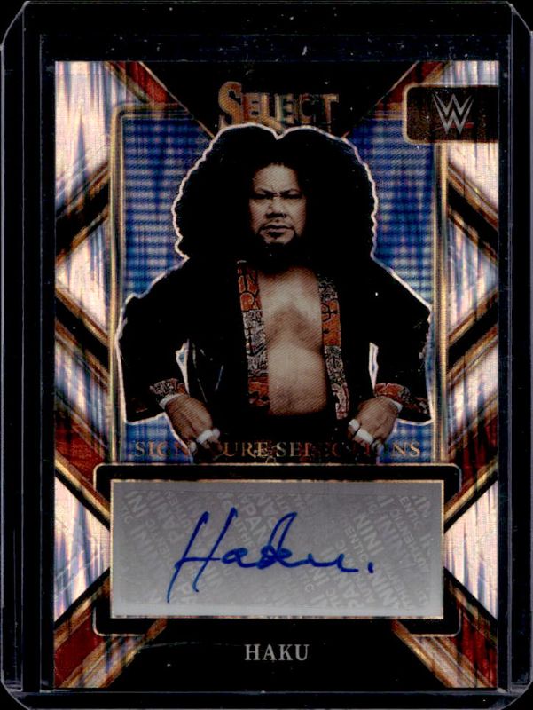 2023 Select WWE #SL-HKU Signatures Selections Flash