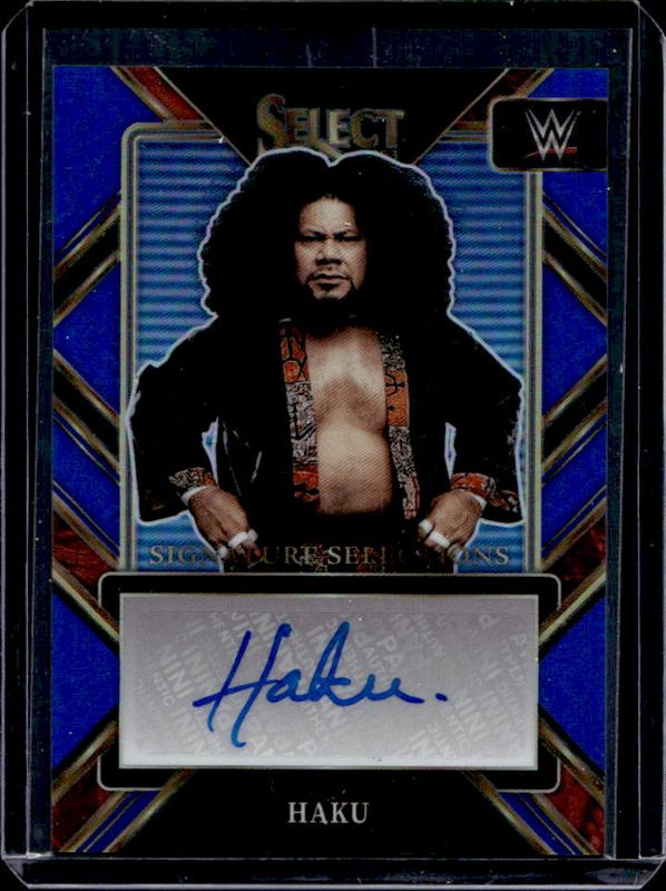 2023 Select WWE #SL-HKU Signatures Selections Blue /35