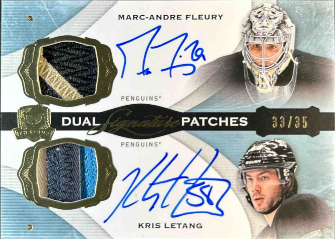 2023 Upper Deck The Cup #DSP-FL 2014 The Cup Update Dual Signatures Patches /35