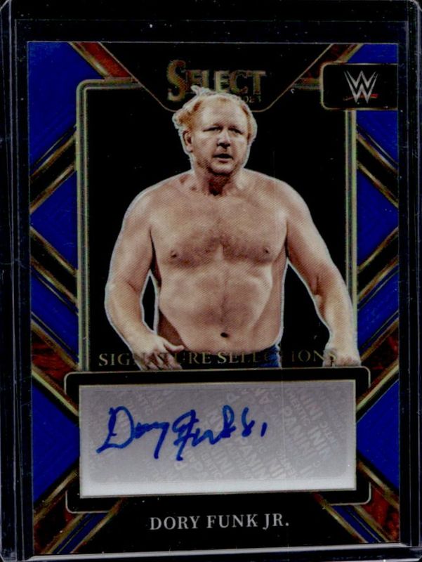 2023 Select WWE #SL-DFJ Signatures Selections Blue /35