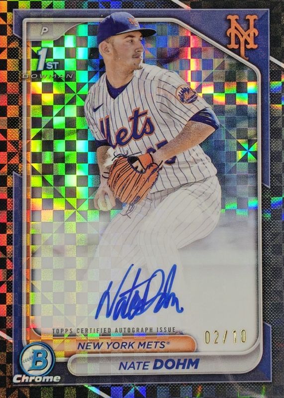 2024 Bowman Draft #CPA-ND Chrome Prospect Auto - Black X-Fractor /10 (1st)