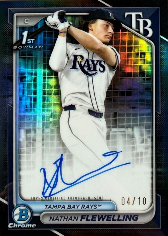 2024 Bowman Draft #CPA-NF Chrome Prospect Auto - Black Refractor /10 (1st)