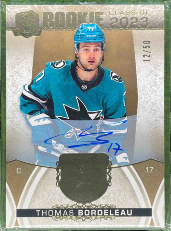 2023 Upper Deck The Cup #2023-TB 2022 The Cup Update Rookie Class of 2023 Gold Foil - Auto /50