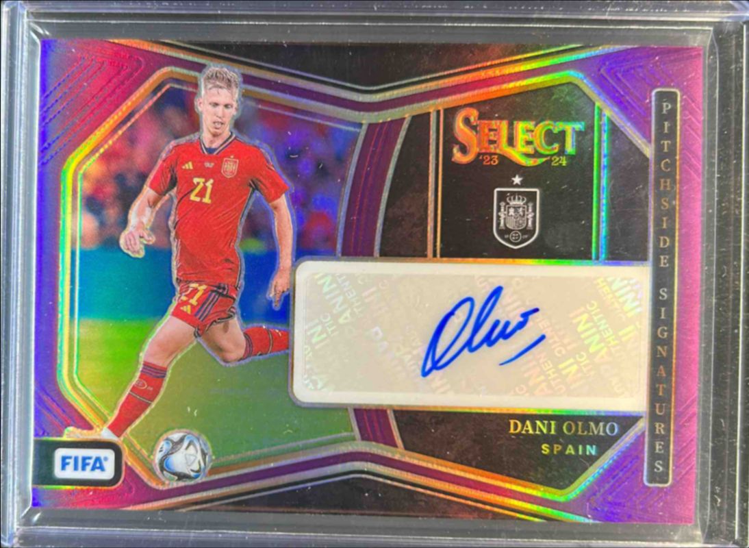 2023 Select FIFA #PS-DO Pitchside Signatures Purple /5
