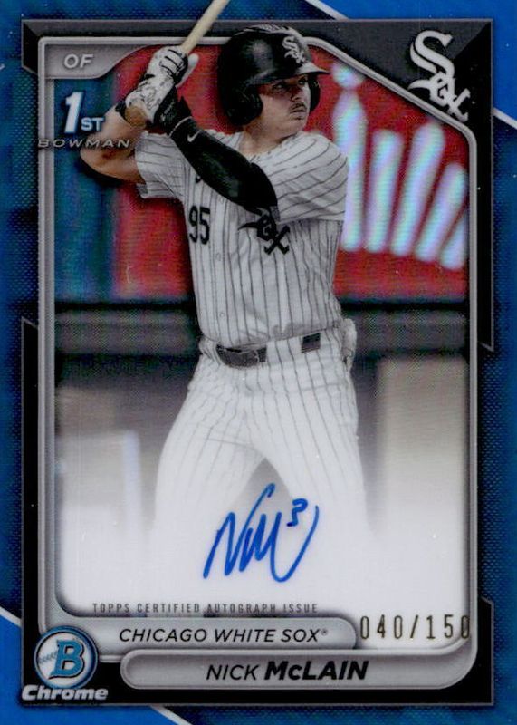 2024 Bowman Draft #CPA-NM Chrome Prospect Auto - Blue Refractor /150 (1st)