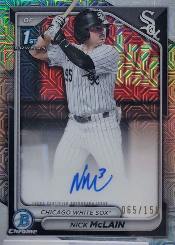 2024 Bowman Draft #CPA-NM Chrome Prospect Auto - HTA Choice Refractor /150 (1st)