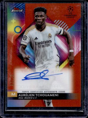 2023 Topps Finest UEFA Club Competitions #A-TC Autographs - Orange /25