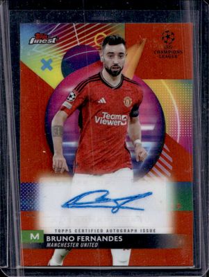 2023 Topps Finest UEFA Club Competitions #A-BF Autographs - Orange /25