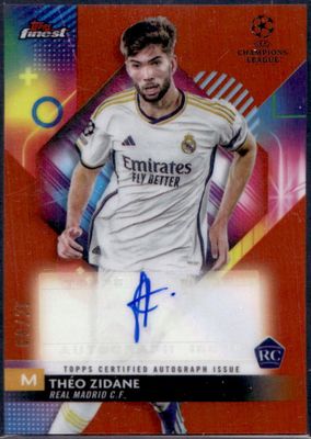 2023 Topps Finest UEFA Club Competitions #A-TZ Autographs - Orange /25