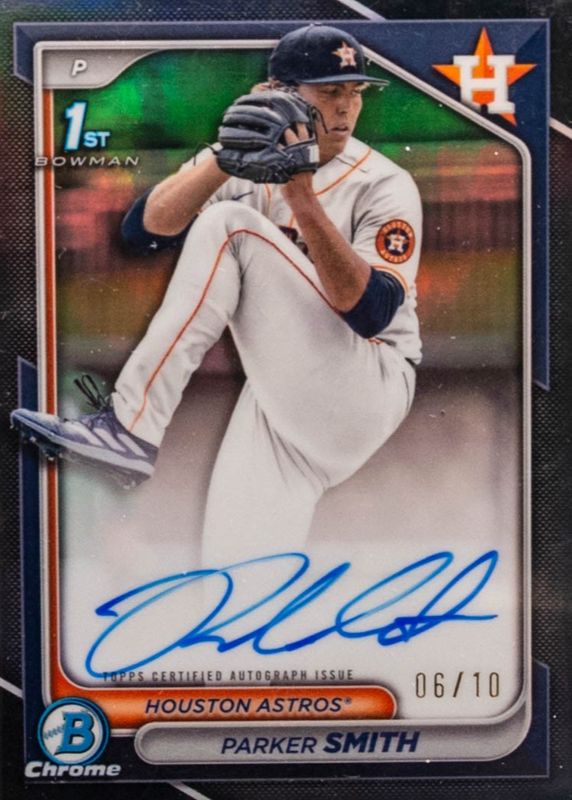 2024 Bowman Draft #CPA-PSM Chrome Prospect Auto - Black Refractor /10 (1st)