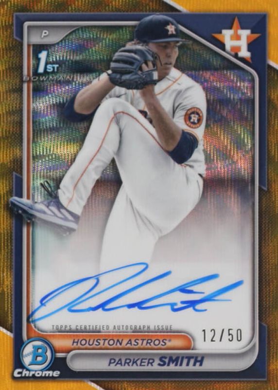 2024 Bowman Draft #CPA-PSM Chrome Prospect Auto - Gold Wave Refractor /50 (1st)