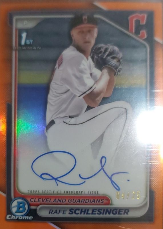 2024 Bowman Draft #CPA-RSC Chrome Prospect Auto - Orange Refractor /25 (1st)