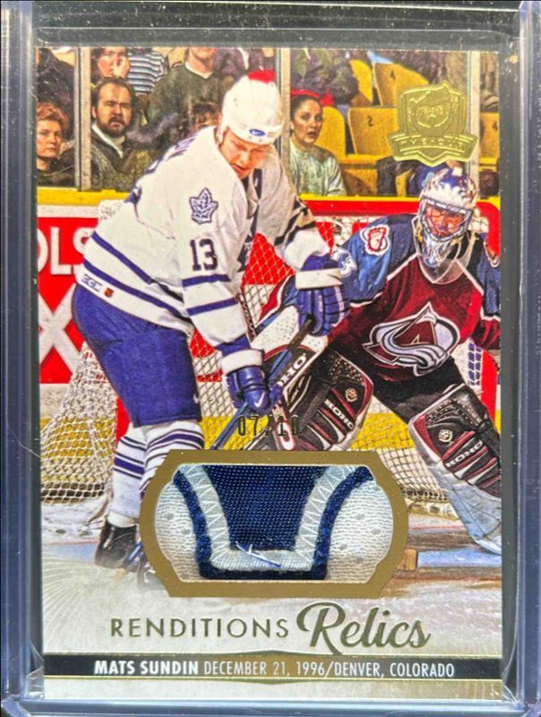2023 Upper Deck The Cup #RR-MS Renditions Relics - Patch /10