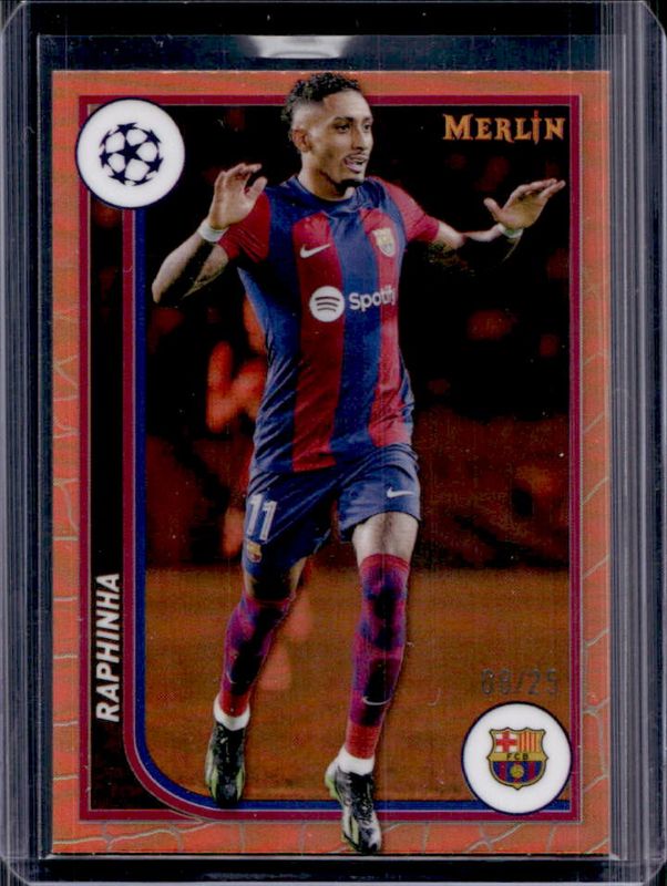 2023 Topps Merlin Chrome UEFA Club Competitions #35 Orange Refractor /25