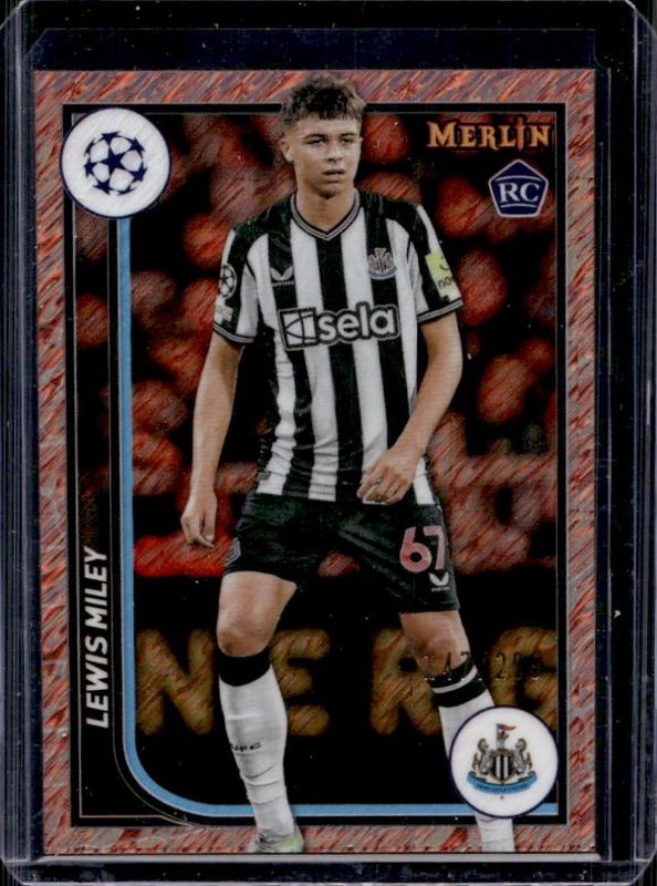 2023 Topps Merlin Chrome UEFA Club Competitions #67 Rose Gold Shimmer Refractor /299
