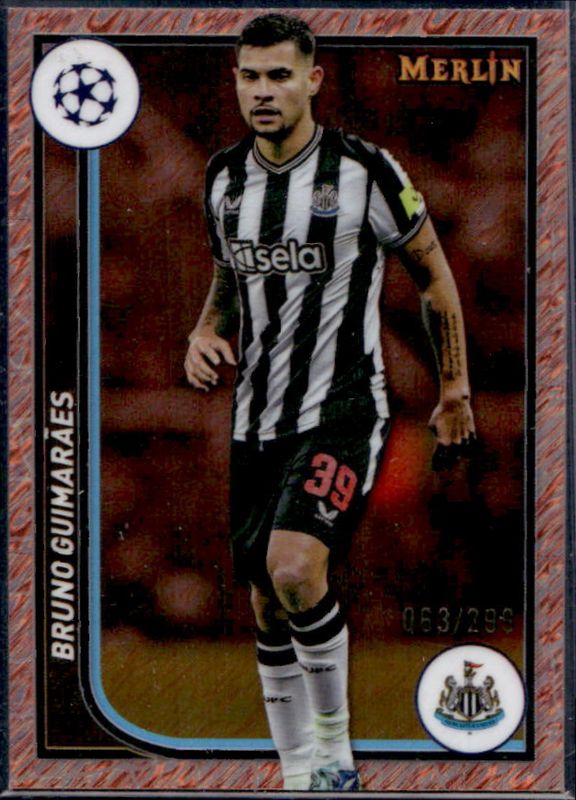 2023 Topps Merlin Chrome UEFA Club Competitions #85 Rose Gold Shimmer Refractor /299
