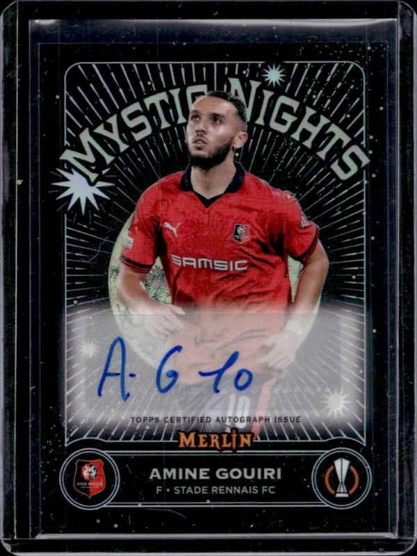 2023 Topps Merlin Chrome UEFA Club Competitions #MN-AG Mystic Nights Autographs