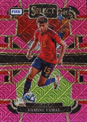 2023 Select FIFA #98 Terrace Pink Mojo /199