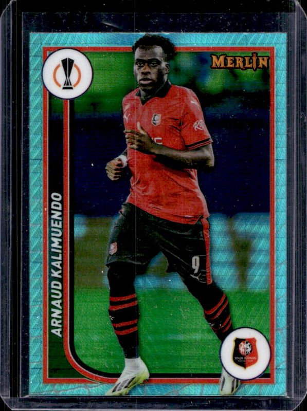 2023 Topps Merlin Chrome UEFA Club Competitions #127 Aqua Prism Refractor