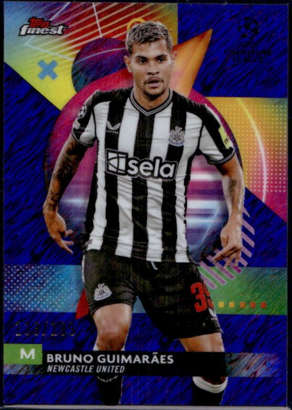 2023 Topps Finest UEFA Club Competitions #45 Purple Shimmer /199
