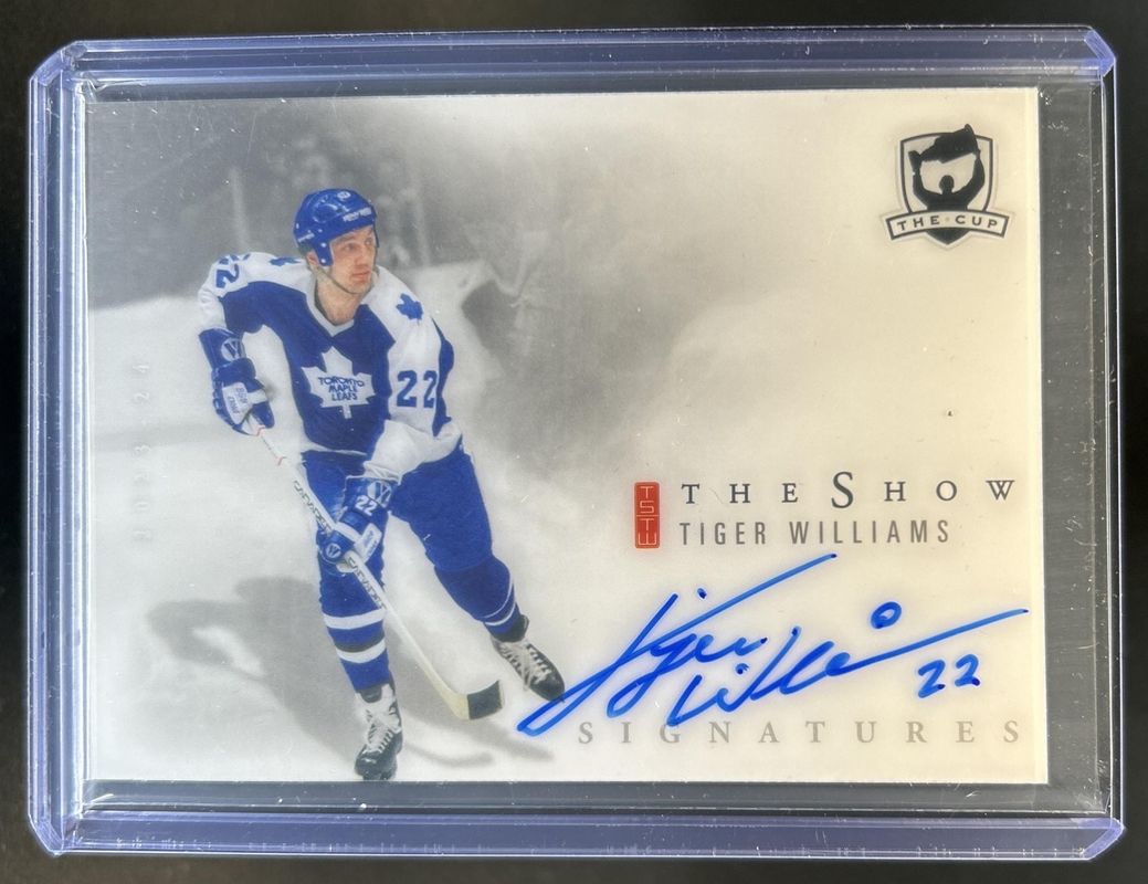 2023 Upper Deck The Cup #SW-TW The Show White - Auto