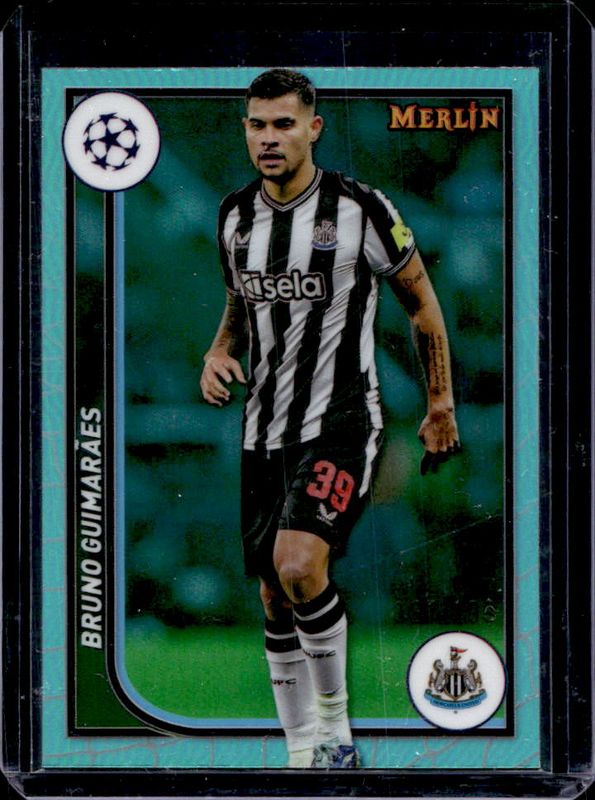 2023 Topps Merlin Chrome UEFA Club Competitions #85 Aqua Refractor /199