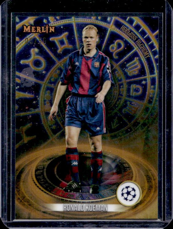 2023 Topps Merlin Chrome UEFA Club Competitions #AA-1 Ageless Alchemy - Gold Refractor /50