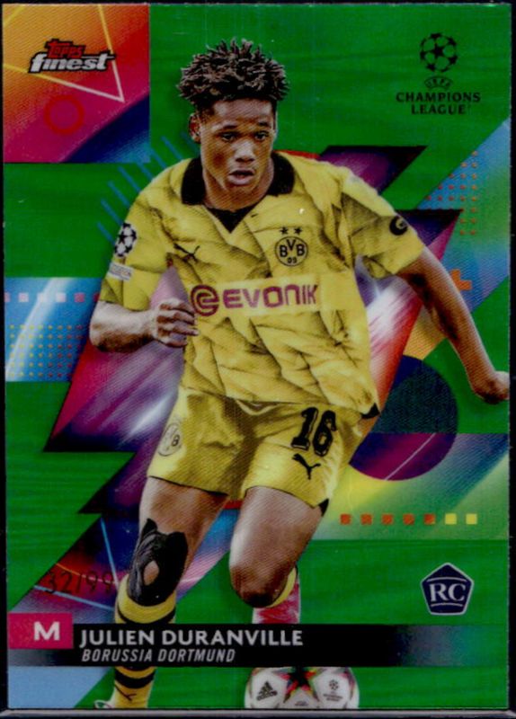 2023 Topps Finest UEFA Club Competitions #114 Green /99