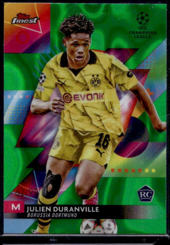 2023 Topps Finest UEFA Club Competitions #114 Green Lava /99