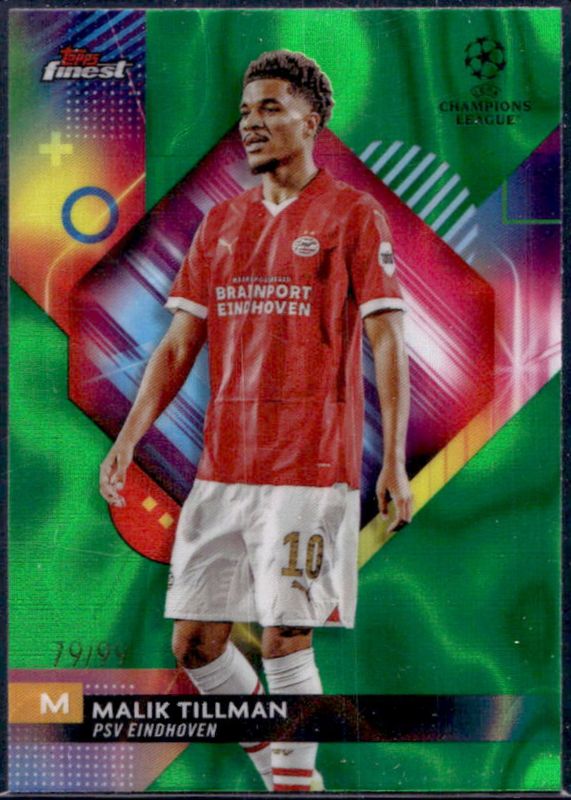 2023 Topps Finest UEFA Club Competitions #25 Green Lava /99