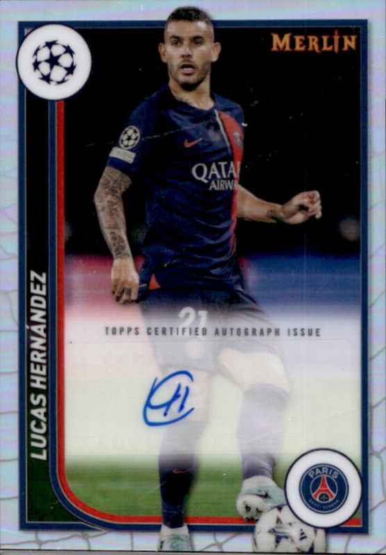 2023 Topps Merlin Chrome UEFA Club Competitions #AU-LH Autographs