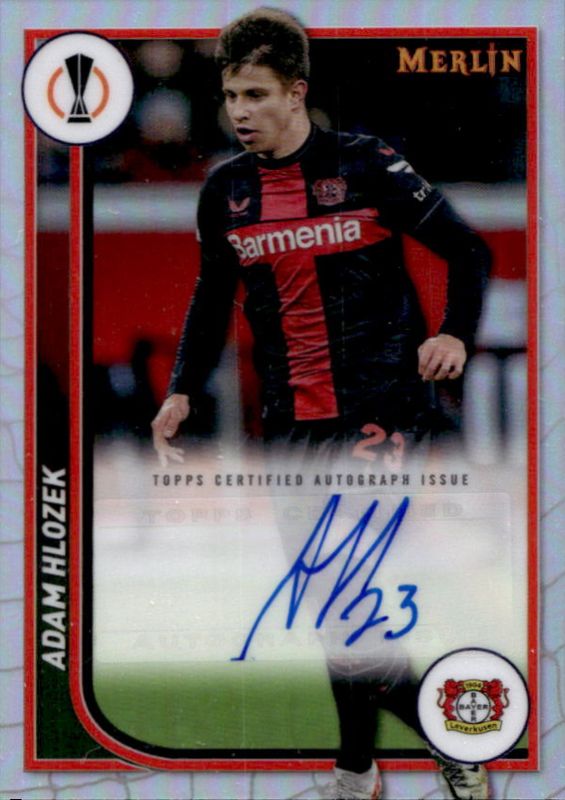 2023 Topps Merlin Chrome UEFA Club Competitions #AU-AZ Autographs