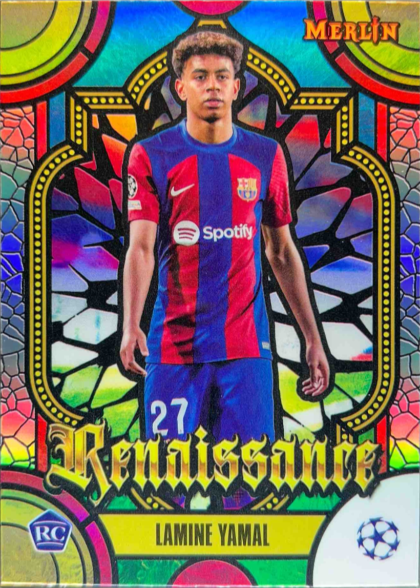 Lamine Yamal 2023 Topps Merlin Chrome UEFA Club Competitions #R-9