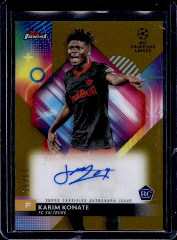 2023 Topps Finest UEFA Club Competitions #A-KK Autographs - Gold /50