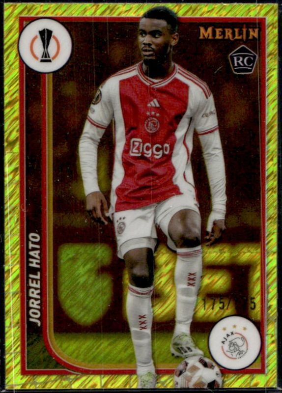 2023 Topps Merlin Chrome UEFA Club Competitions #6 Yellow Shimmer Refractor /175