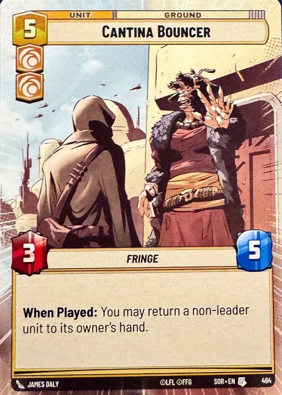 Cantina Bouncer 2024 Spark of Rebellion #464 Hyperspace RAW