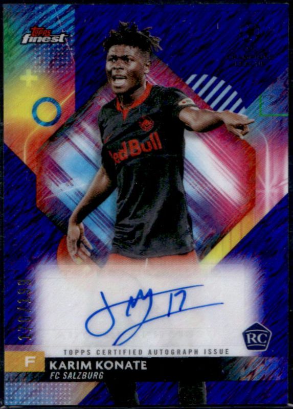2023 Topps Finest UEFA Club Competitions #A-KK Autographs - Purple Shimmer /199