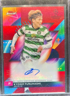 2023 Topps Finest UEFA Club Competitions #A-KF Autographs - Red /5