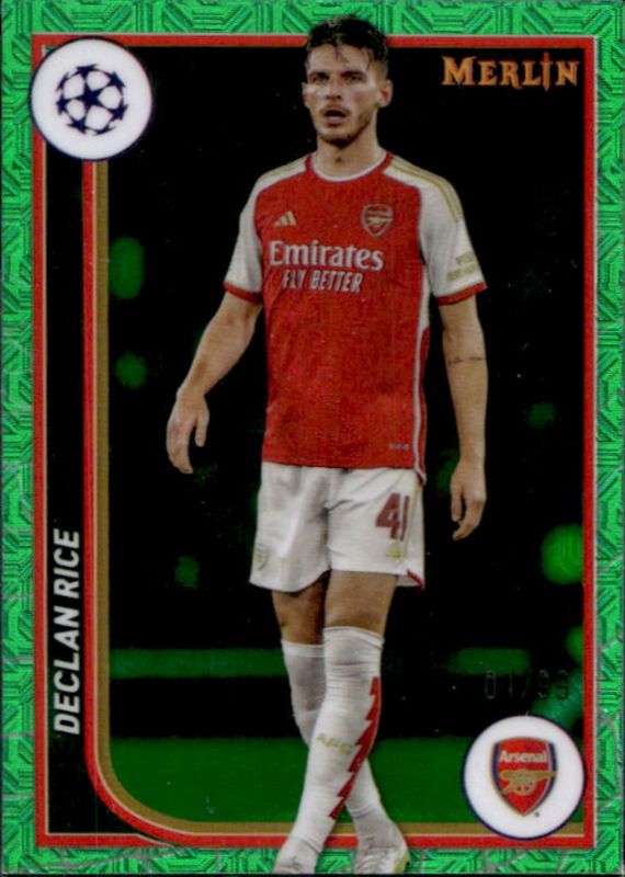 2023 Topps Merlin Chrome UEFA Club Competitions #13 Green Mojo Refractor /99