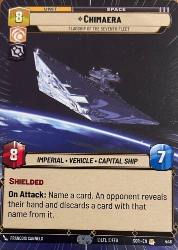 Chimaera 2024 Spark of Rebellion #448 Hyperspace RAW