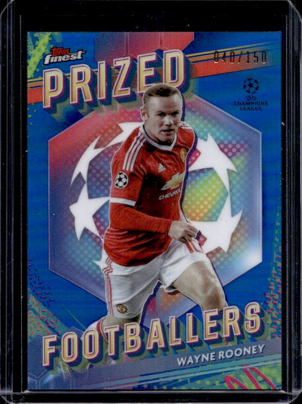2023 Topps Finest UEFA Club Competitions #PF-17 Prized Footballers - Blue /150