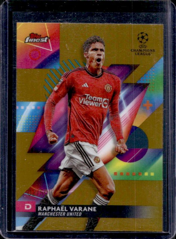 2023 Topps Finest UEFA Club Competitions #144 Gold /50