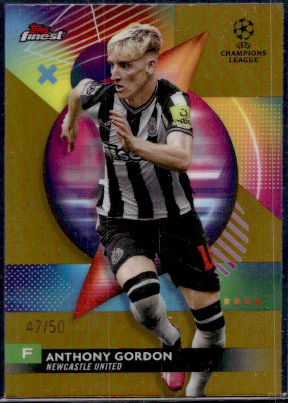 2023 Topps Finest UEFA Club Competitions #126 Gold /50