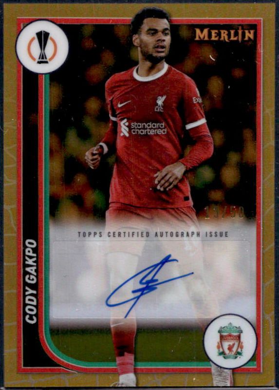 2023 Topps Merlin Chrome UEFA Club Competitions #AU-CG Autographs - Gold Refractor /50