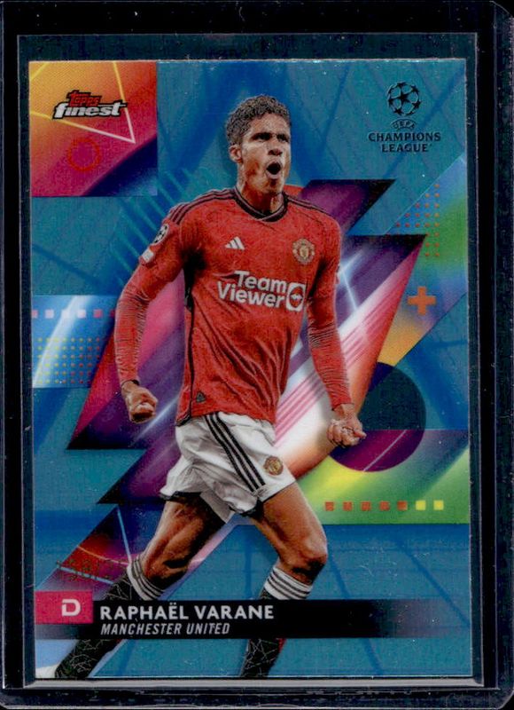 2023 Topps Finest UEFA Club Competitions #144 Blue Aqua Vapor Wave /250