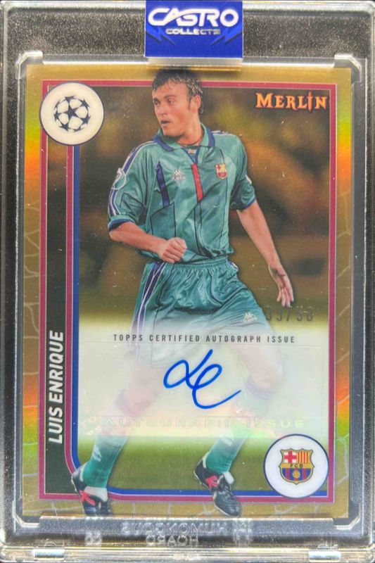 2023 Topps Merlin Chrome UEFA Club Competitions #AU-EA Autographs - Gold Refractor /50